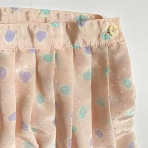 Vintage pastel pink pleated skirt